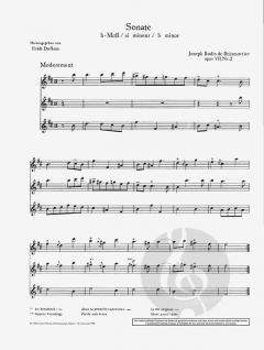 Sechs Sonaten op. 7 Band 2 von Joseph Bodin de Boismortier 