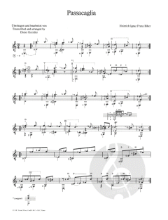 Passacaglia von Heinrich Ignaz Franz Biber 