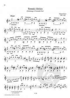 Werke für Gitarre von Manuel Maria Ponce 
