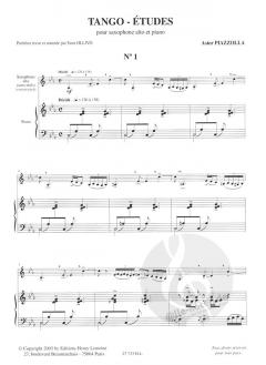 Tango-Études von Astor Piazzolla 