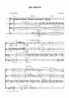 Arcadiana von Thomas Adès für Streichquartett im Alle Noten Shop kaufen (Partitur)