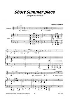 7 Easy Pieces von Frans Hanssen für Trompete und Klavier im Alle Noten Shop kaufen