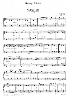 Anitras Tanz von Edvard Grieg 