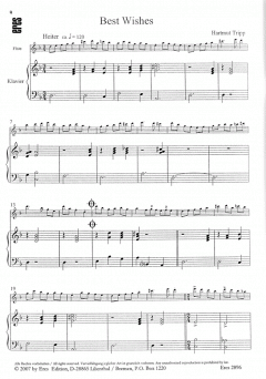 A New Fresh (Flöte und Klavier) von Hartmut Tripp im Alle Noten Shop kaufen