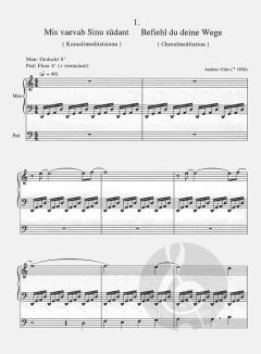 Drei Choralmeditationen (Orgel) von Andres Uibo im Alle Noten Shop kaufen