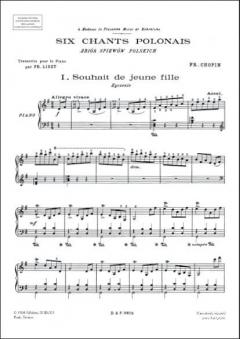 6 Chants Polonais von Frédéric Chopin 