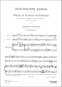 Pieces De Clavecin En Concert, Trios pour Piano, von Jean-Philippe Rameau 
