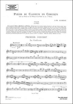 Pieces De Clavecin En Concert, Trios pour Piano, von Jean-Philippe Rameau 