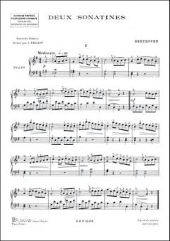 2 Sonatines en sol et fa von Ludwig van Beethoven 