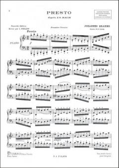 Etude Nr.3 von Johannes Brahms 