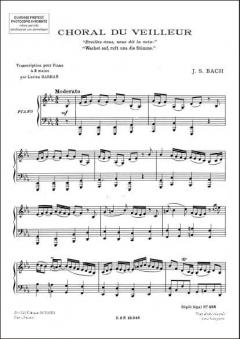 Choral du Veilleur von Johann Sebastian Bach 