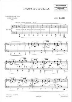 Passacaglia von Johann Sebastian Bach 