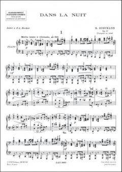 Dans La Nuit Piano von Robert Schumann 