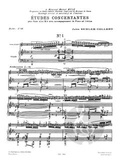 Etudes Concertantes von Jules Semler-Collery 