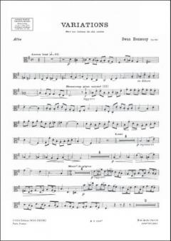 Variations Op. 58 Flute/Violon/Alto/Violoncelle (Swan Hennessy) 