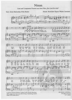 21 Lieder und Chansons von Walter Jurmann 