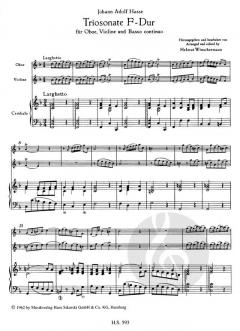 Triosonate F-Dur (Johann Adolf Hasse) 