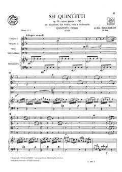 Sei Quintetti Op. 56 (Luigi Boccherini) 