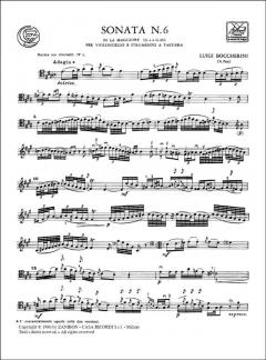 Sonata N. 6 In La von Luigi Boccherini 