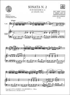 Due Sonate per Violoncello E Basso N. 2 In Do Maggiore von Luigi Boccherini im Alle Noten Shop kaufen