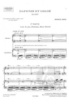 Daphnis et Chloe - Ballet en un acte von Maurice Ravel 