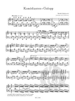 Komödianten-Galopp von Dmitrij B. Kabalevski für Klavier im Alle Noten Shop kaufen