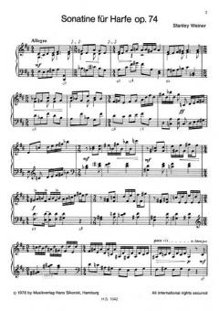 Sonatine op. 74 von Stanley Weiner 