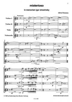 Misterioso op. 24 von Elena Firsova 
