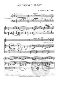 An Oxford Elegy von Ralph Vaughan Williams (Download) 