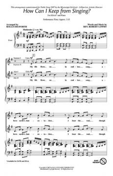 How Can I Keep From Singing? (Robert Lowry) 