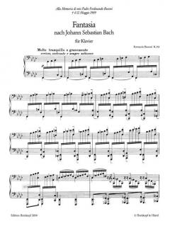 Fantasia nach J. S. Bach von Ferruccio Busoni 