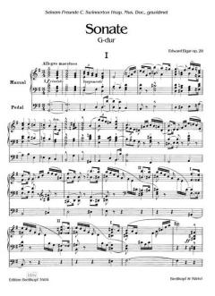 Sonate G-Dur op. 28 von Edward Elgar 