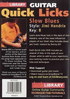 Quick Licks: Slow Blues von Jimi Hendrix 