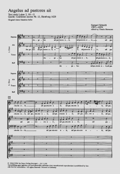 Angelus ad pastores ait (Samuel Scheidt) 
