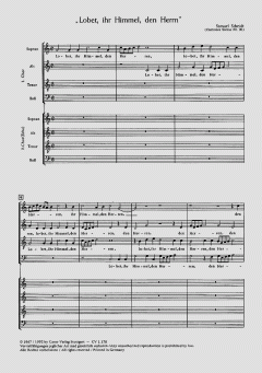 Lobet, ihr Himmel, den Herren (Samuel Scheidt) 