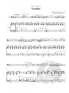 Vocalise op. 34/14 von Sergei Rachmaninow 