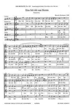 Eins bitt ich vom Herren (Heinrich Hartmann) 