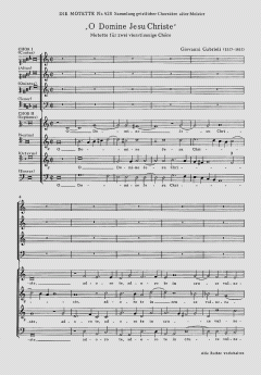 O Domine Jesu Christe (Giovanni Gabrieli) 