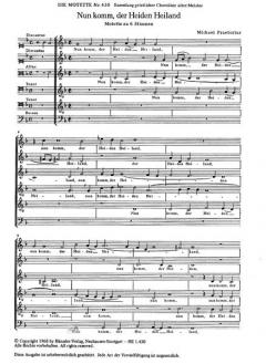 Nun komm, der Heiden Heiland (Michael Praetorius) 