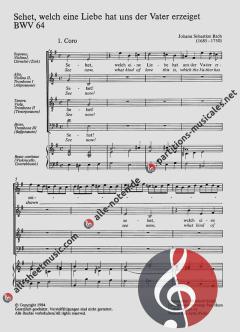 Sehet, welch eine Liebe hat uns der Vater erzeiget (J.S. Bach) 
