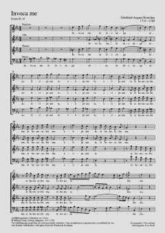 Homilius: Invoca me (Gottfried August Homilius) 