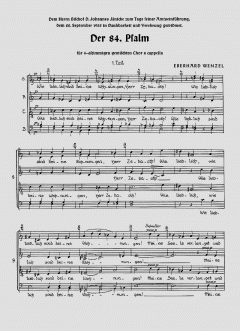 Wie lieblich sind deine Wohnungen von Eberhard Wenzel (Download) 