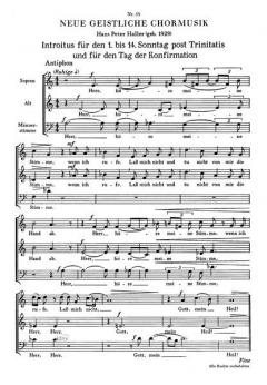 Herr, höre meine Stimme, wenn ich ruf von Hans Peter Haller (Download) 
