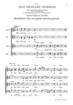 Herzliebster Jesu, wer glaubt (Diethard Hellmann) 