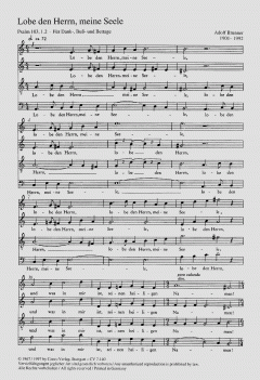 Lobe den Herrn, meine Seele von Adolf Brunner (Download) 