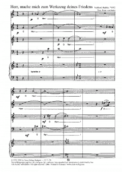 O Herr, mache mich zum Werkzeug op. 4 (Neithard Bethke) 