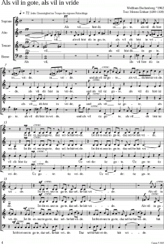 Als vil in gote, als vil in vride von Wolfram Buchenberg (Download) 