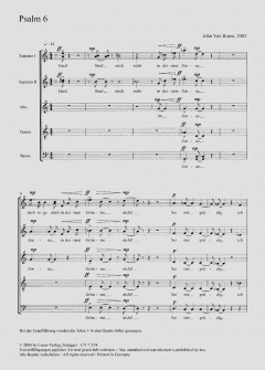 Psalm 6 von John van Buren (Download) 