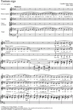 Tantum ergo von Camille Saint-Saëns (Download) 
