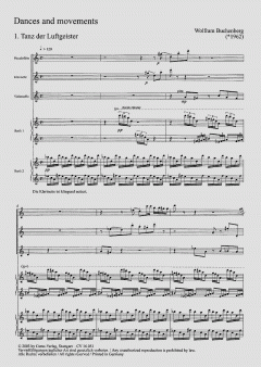 Dances and movements (Wolfram Buchenberg) 